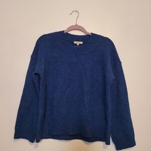 Madewell Royal Blue Acrylic Wool Sweater Size Small